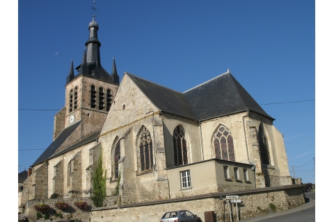 L'église, vue de 3/4