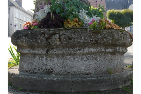 Fontaine à gauche de la Mairie