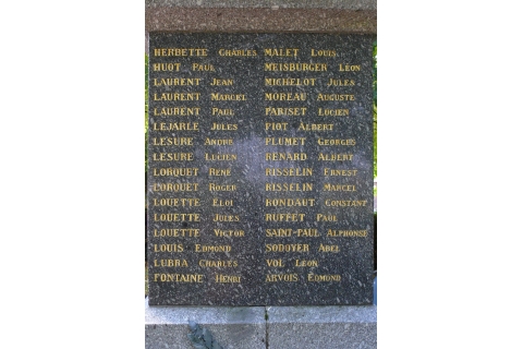 Liste des disparus 14-18